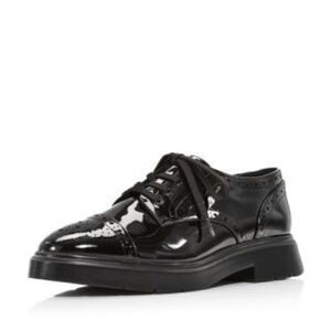 Stuart Weitzman Darra Lace-Up Comfort Shoes Black